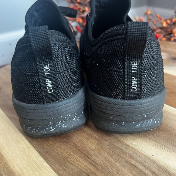 Skechers Work Womens Bulkin 108033– Balran Comp Toe Sneaker Sz 8 Black - Picture 6 of 11